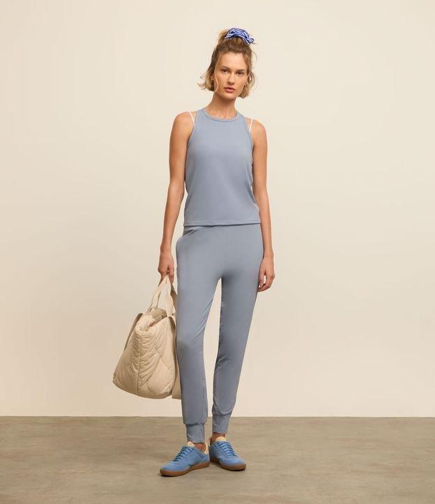 Calça Jogger Esportiva com Cós Elástico - 2