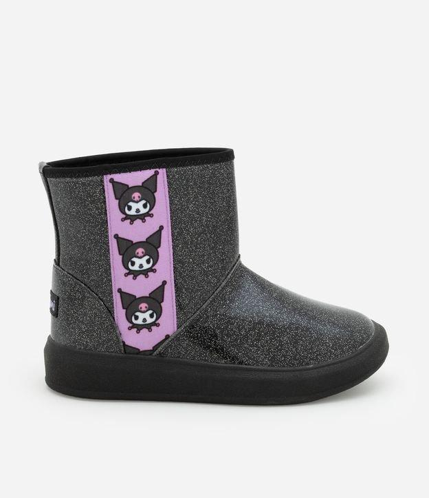 Bota Infantil com Forro Peludinho e Estampa Kuromi - Tam 28 a 36 - 2