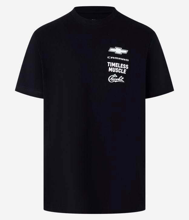 Camiseta Comfort em Algodão com Estampa de Camaro - 1