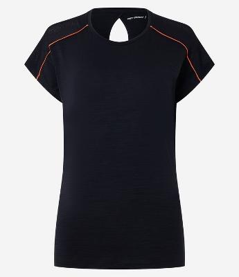 Camiseta Esportiva em Microfibra com Furos e Contraste
