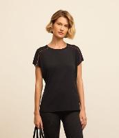 Camiseta Esportiva em Microfibra com Furos e Contraste - 2