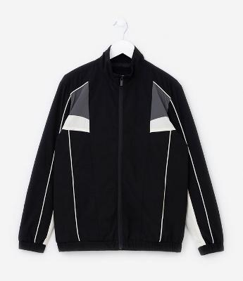 Jaqueta Quebra- Vento Infantil com Recortes - Tam 5 a 14 Anos