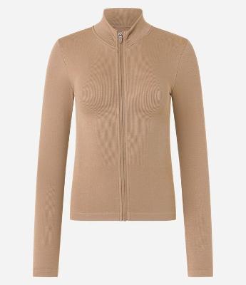 Jaqueta Esportiva Seamless com Golinha Alta