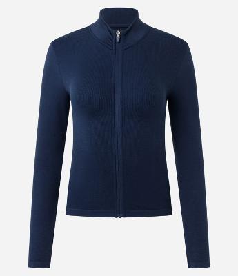 Jaqueta Esportiva Seamless com Golinha Alta