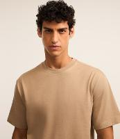 Camiseta Boxy em Malhão com Gola Redonda - 2