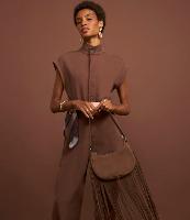 Macacão em Sarja Sem Manga com Botão Duplo - 2