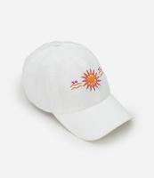 Boné Aba Curva em Sarja com Bordado Alma Solar - 1