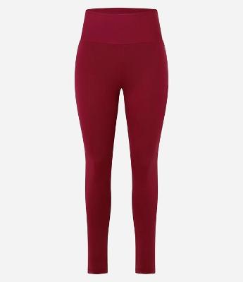 Calça Legging Esportiva em Microfibra com Bolso no Cós