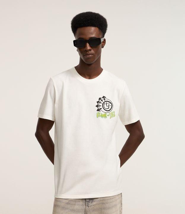 Camiseta Regular em Algodão com Estampa Blink 182 - 2