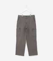 Calça Reta Infantil com Bolso Cargo - Tam 5 a 14 anos - 1