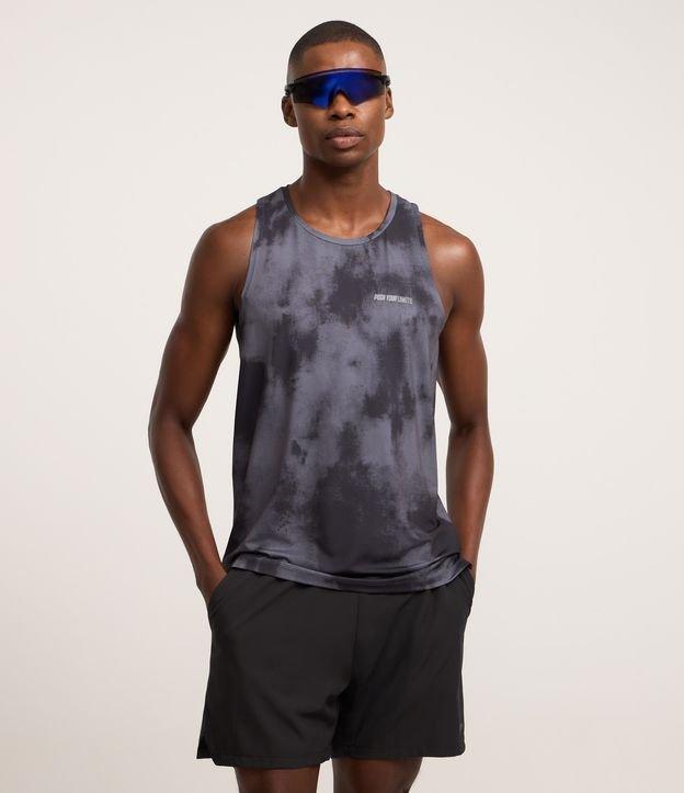 Regata Esportiva em Tecnologia Dry com Estampa Manchada - 2