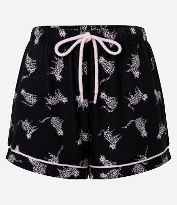 Short de Pijama Estampa Gatos