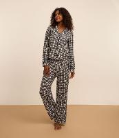Pijama Longo com Estampa Xadrez e Toque Suave - 2
