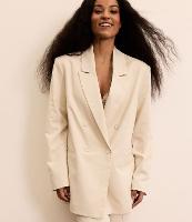 Blazer em Alfaiataria Boho Transpassado com Bolsos Frontais - 2