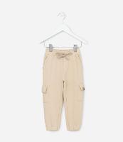 Calça Jogger Infantil em Moletom com Bolso Cargo - Tam 1 a 5 Anos - 1