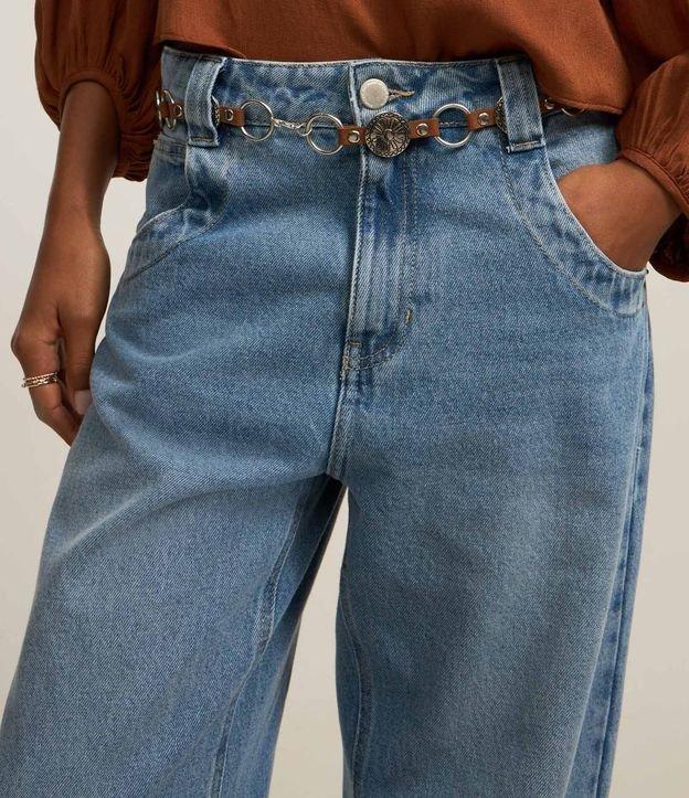 Cinto Estreito em Metal com Medalhas e Discos - 1