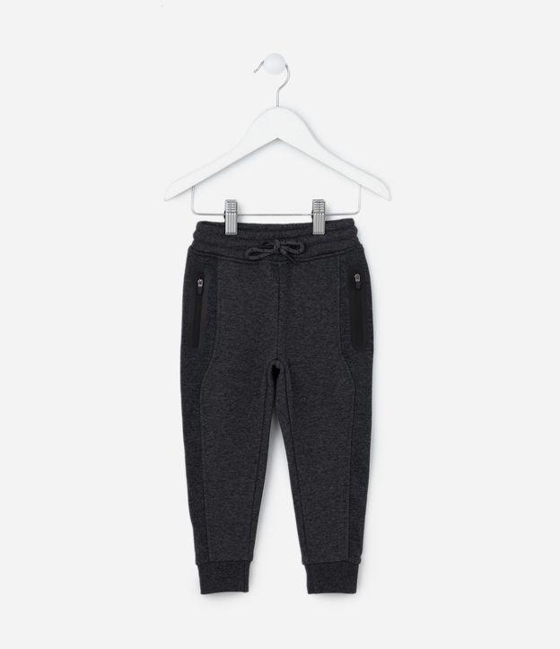 Calça Infantil Quentinha com Bolsos e Zíper - Tam 1 a 5 Anos - 1
