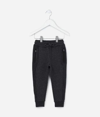 Calça Infantil Quentinha com Bolsos e Zíper - Tam 1 a 5 Anos