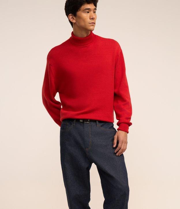 Calça Balloon em Jeans com Efeito Resinado - 2