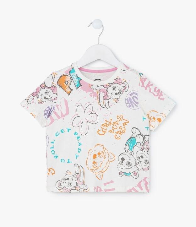 Camiseta Infantil com Estampa Patrulha Canina - Tam 2 a 6 Anos - 1