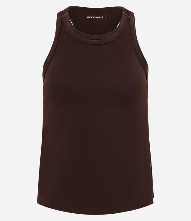 Regata Nadador em Microfibra com Recorte nas Costas - 1