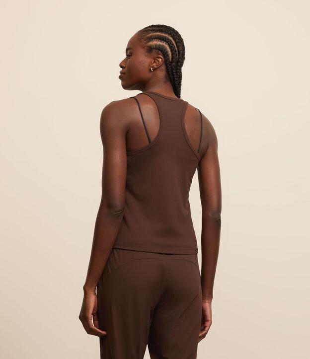 Regata Nadador em Microfibra com Recorte nas Costas - 2