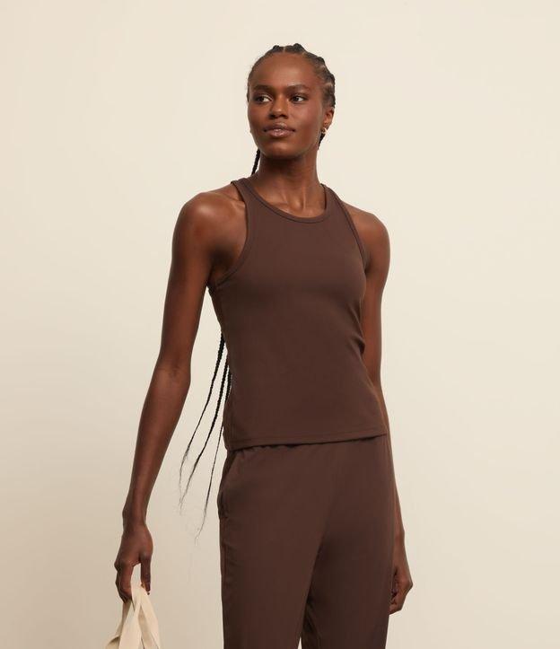 Regata Nadador em Microfibra com Recorte nas Costas - 3