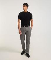 Calça Slim em Alfaiataria com Xadrez Fio Tinto - 2