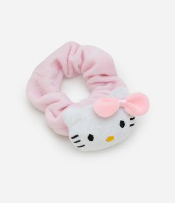 Scrunchie Infantil em Veludo da Hello Kitty 3D