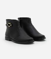 Bota Infantil em PU com Fivela de Coração Molekinha - Tam 26 a 36 - 1