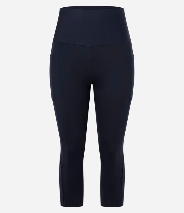 Calça Esportiva Corsário  Maxxi em Microfibra com Frisos - 1