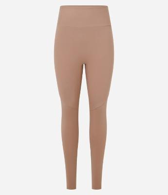 Calça Esportiva Legging em Microfibra com Costura Aparente