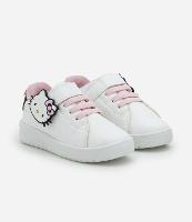 Tênis Infantil com Velcro e Patch da Hello Kitty - Tam 20 a 27 - 1