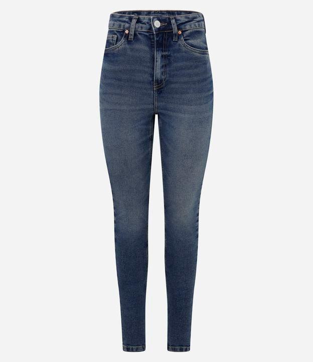 Calça Skinny Jeans com Elastano e Cintura Alta - 1