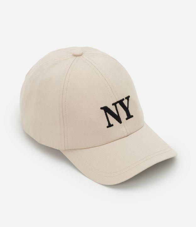 Boné Infantil com Aba Curva e Bordado NY - Tam Único - 1