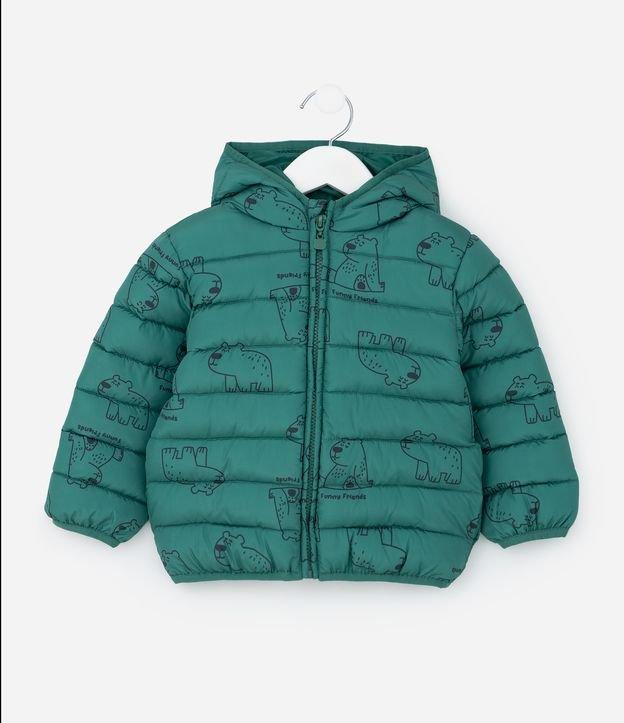 Jaqueta Infantil em Microfibra com Estampa Ursinhos - Tam 1 a 5 Anos - 1