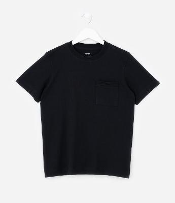 Camiseta Básica Infantil em Algodão com Bolsinho - Tam 5 a 14 anos