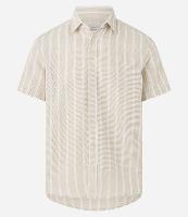 Camisa Maquinetada com Listras Verticais e Textura - 3