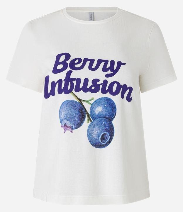 Blusa em Algodão com Estampa Berry Infusion - 1