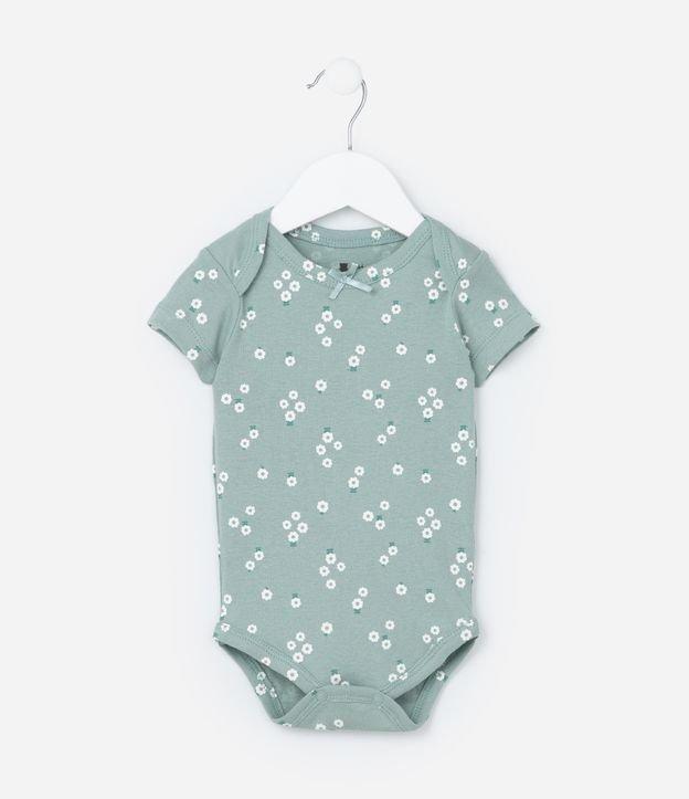 Body Infantil com Estampa Floralzinha - Tam RN a 18 meses - 1