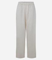 Calça Reta em Sarja com Cós Elástico - 1