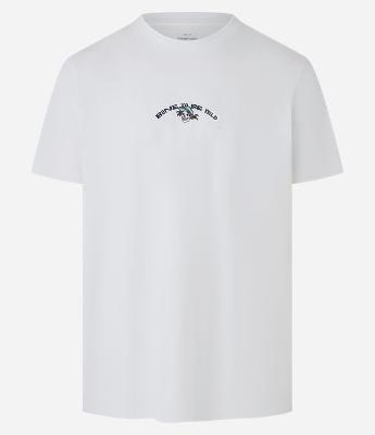 Camiseta Comfort em Algodão com Estampa de Esqueleto Surfista