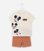 Conjunto Infantil com Estampa do Mickey - Tam 1 a 6 Anos - 1