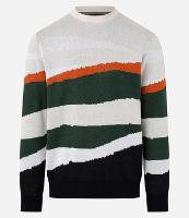 Suéter em Algodão com Bloco de Cores - 1