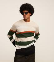 Suéter em Algodão com Bloco de Cores - 2