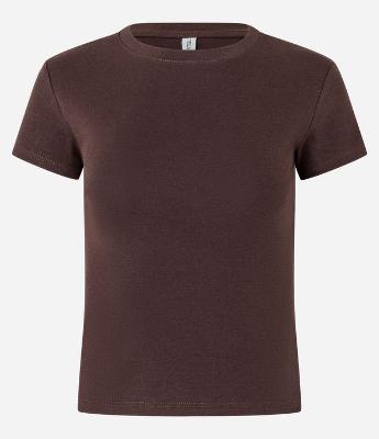 Blusa Básica Justinha e Alongada em Ribana