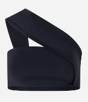 Blusa Cropped com Um Ombro Só e Alça Larga - 1