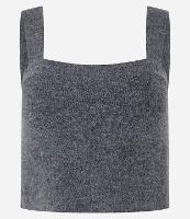 Blusa em Tricô com Decote Quadrado e Alça Larga - 1