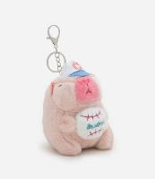 Chaveiro Infantil com Pelúcia de Capivara com Bolinha - Tam U - 1