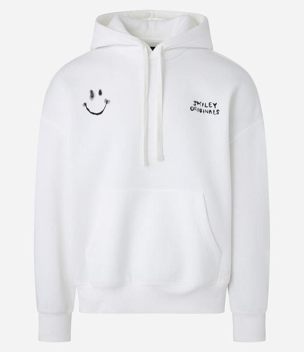 Blusão Boxy em Algodão com Estampa Smile - 1